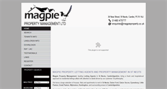 Desktop Screenshot of magpieproperty.co.uk
